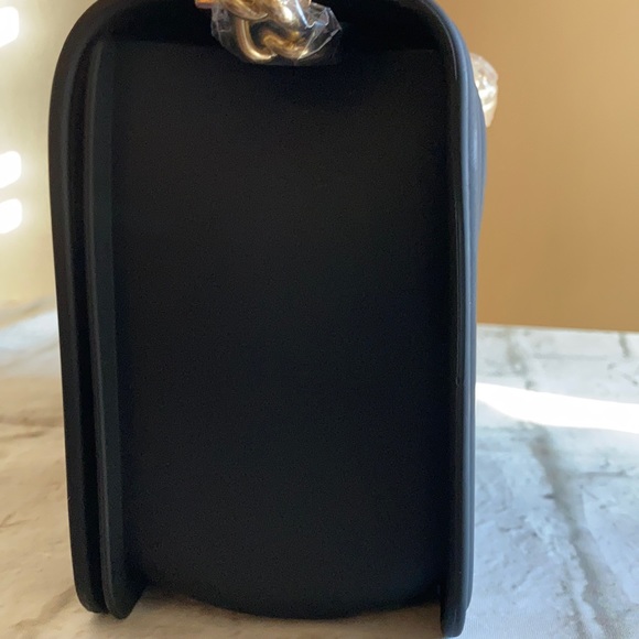 Handbag Jelly Handbag with gold chain strap Black - Picture 5 of 7